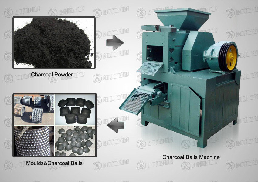 Pillow Shape Charcoal Briquette Machine