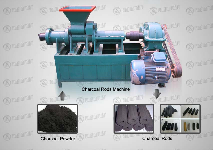 charcoal-rods-machine
